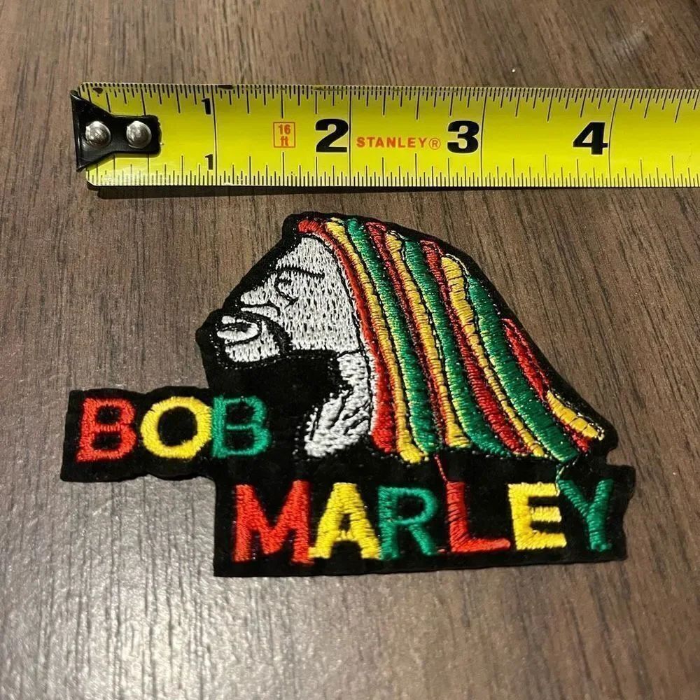 Bob Marley and the Wailers Rastafarian Ethiopian Cutout Iron On Appliqué Patch